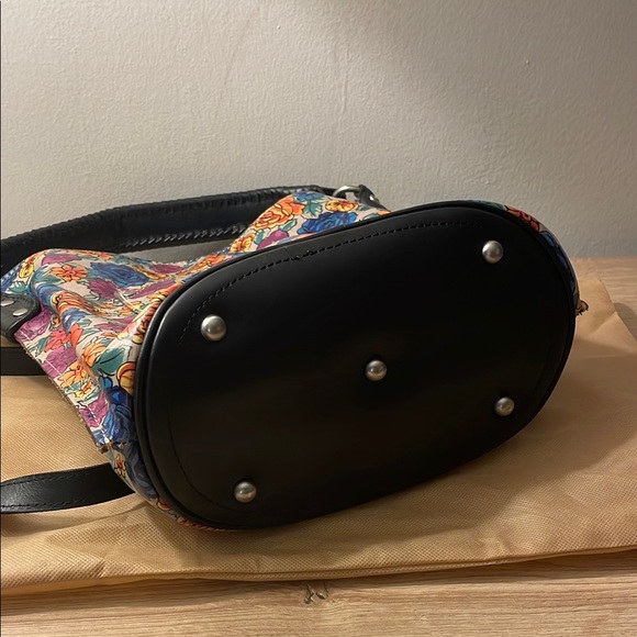 Patricia Nash Floral Leather Crossbody Bag - Picture 10 of 10